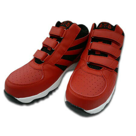 安全靴 安全スニーカー A-T-D MG-5640 喜多 セーフティーシューズ 赤 レッド 24.5〜26.5 27.0 28.0cm