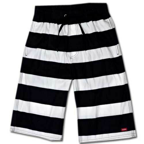 水着 メンズ サーフパンツ M/L/LL EDWIN エドウィン 男性 スイムパンツ ボーダー 黒 ブラック