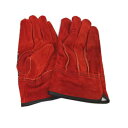 牛革手袋 革手工房 鳳凰 赤 KS475 10双組 内綿 牛本革 M・L