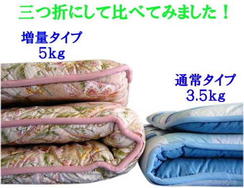 敷き布団 増量5kg 羊毛混 三層式敷布団 羊...の紹介画像2