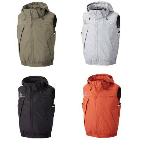 Rakuten - 空調ウェア 服単体 チタンフードベスト 5540 S〜5L The tough サンエス 空調風神服 アタックベース