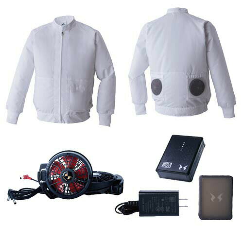 楽天市場】サンエス 空調服難燃セットの通販