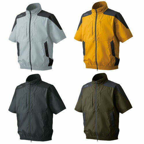 空調ウェア 服単体 STX コーデュラエアショートジャケット 半袖 シンメン S-AIR 05231 S〜3L