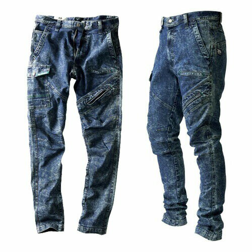 Rakuten - 作業着 作業服 寅壱 デニムカーゴパンツ オールシーズン 8920-219 デニム カーゴパンツ メンズ 5L