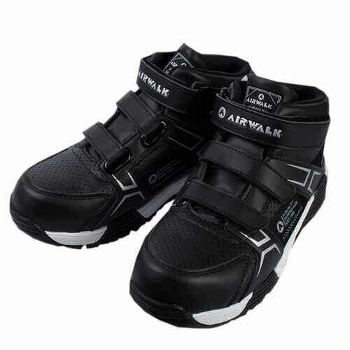 Rakuten - 安全靴 エアウォーク AIRWALK ハイカット AW-970 樹脂先芯 25.0〜28.0cm 黒