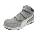 安全靴 プーマ PUMA HERITAGE AIRTWIST 2.0 GRAY MID H&L マジック 23.0〜30.0cm 樹脂先芯