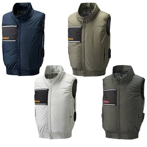 Rakuten - 空調ウェア アタックベース チタンベスト 8700 服単体 S〜7L The tough サンエス 空調風神服 大きいサイズ