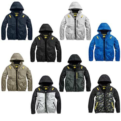 空調ウェア シンメン サイドファンフードジャケット 長袖 服単体 05650 S〜3L
