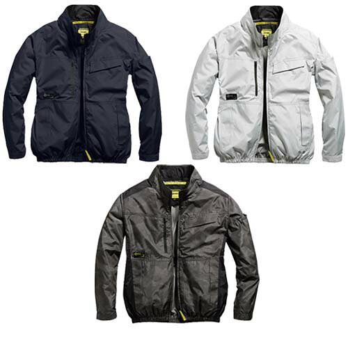 空調ウェア シンメン スタンダードジャケット 長袖 服単体 05600 4L 大きいサイズ ■遮熱・UVカットの軽量裏チタン加工素材を採用。 ■風抜け抜群のワイドネック。 ■3か所の保冷剤ポケット。 ■ポリエステル100%。 　　　 S　　M　　L　　LL　 3L　 4L　 5L　 7L 着丈　 64　 66　 68　 70　 72　 73　 74　 76 胸囲　112　116　120　124　128　136　144　168 肩幅　 44　 46　 48　 50　 52　 54　 56　 64 袖丈　 55　 58　 59　 60　 61　 62　 64　 62　(cm) （掲載のサイズはカタログにある服寸法です。商品に適応サイズの記載がある場合があります。） カラー：ネイビー、シルバーグレー、ピンブラック ※こちらはジャケット単品です。ファンやバッテリー類は付属しておりません。 ※大変人気の商品のため、在庫の動きが大きい商品となっております。 　メーカーの在庫がなくなりますと今季生産終了となります。 　ご了承のほう宜しくお願い致します。 ※他のサイズやファンバッテリーセットは、別ページにて販売しております。 ※商品は予告無くメーカー都合により、商品仕様形状が一部変更になる場合があります。すみやかな改定を心がけておりますが、ご了承下さい。 ※空調ウェア関係は基本、キャンセル・返品・交換をお受けいたしかねます。空調ウェア シンメン スタンダードジャケット 長袖 服単体 05600 4L 大きいサイズ