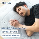 【TENTIAL公式】BAKUNE Pillow Pad 2P Cool 夏用枕カバー 2点セット テンシャル バクネ ピローパッド 洗える 寝具 調温 除湿 ...