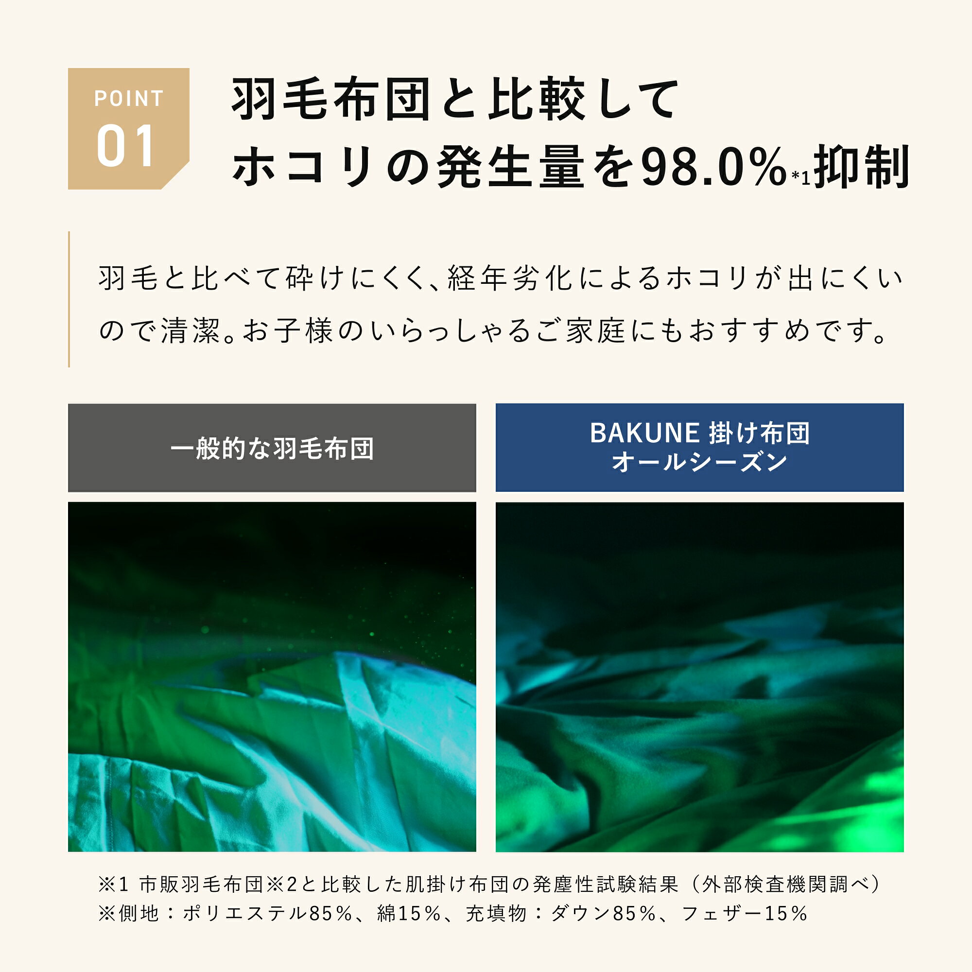 【TENTIAL公式】BAKUNE 掛け布団 オールシーズン 通年 肌掛け布団 グレー テンシャル バクネ コンフォーター 掛け布団 寝具 睡眠 快眠 健康 休養 休息 快適 適温 保温 シングル セミダブル ダブル クイーン プレゼント ギフト