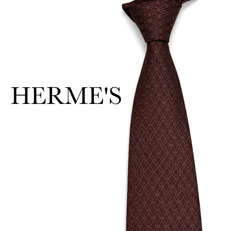 楽天市場】エルメス ネクタイ ワインレッドの通販