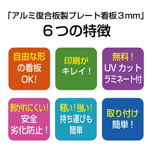 激安看板 ●駐車禁止 看板アルミ複合板 厚み3...の紹介画像3