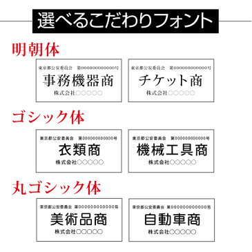 ■送料無料 メール便対応 古物商プレート160×80mm (青色)（壁掛け用穴ありタイプ）/警察 公安委員会指定 古物商許可証 格安 標識 curio-blue-hole