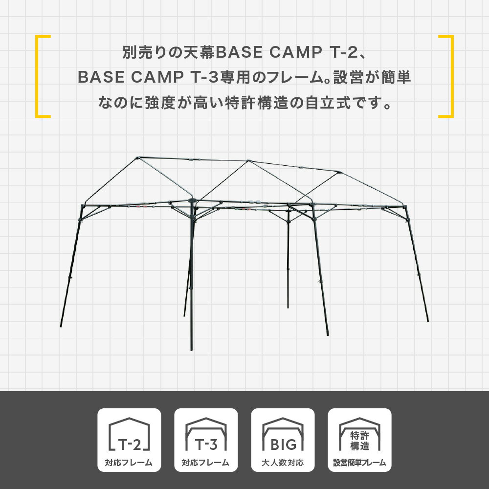 ナショナル ジオグラフィック FM-3045 (National Geographic) テント タープ キャンプ アウトドア ベースキャンプ ニューテックジャパン ※天幕別売り通販格安セール情報　楽天　通販