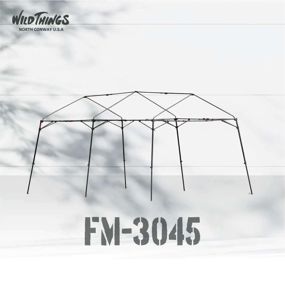 WILDTHINGS【公式】大型 タープ テント フレーム BASE CAMP FM-3045 ワイルドシングス アウトドア キャンプ イベント 大型テント フレーム 大型タープ ロッジ テント 四駆 SUV 軍幕 ガレージ ミリタリー 自衛隊 宿営用天幕 軍用テント 送料無料