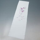 半衿 刺繍 (7)桜・流水 半襟 フォーマル カジュアル オパール糸使用 ポリエステル 【リサイクルきもの・リサイクル着物・通販・販売・アンティーク着物・着物買い取りの専門店】(4)