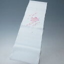 【新品】 ポリエステルちりめん刺繍半衿 (1) 大桜×小桜 【リサイクルきもの・リサイクル着物・通販・販売・アンティーク着物・着物買い取りの専門店・りさいくるき...