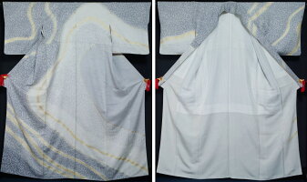 【新品】着物セット訪問着と西陣袋帯、帯揚げ、帯締め、重ね衿の5点セット★送料無料(FreeshippinngonlyinJapan)【中古】【リサイクルきもの・リサイクル着物・アンティーク着物・着物買い取りの専門店・りさいくるきものてんよう