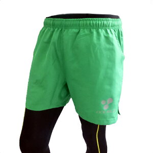 【DOUBLE3(ダブルスリー/ダブル3)】メンズ(Men's)DW-26605インチランニングパンツブラック/バックポケット、ドローコード付き(DW2660)*ブラック/グリーン/ピンク