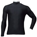 【DOUBLE3(ダブルスリー / ダブル3)】 メンズ (Men's) DW3202BK ロングスリーブハイネック ブラック【 スポーツウェア 】