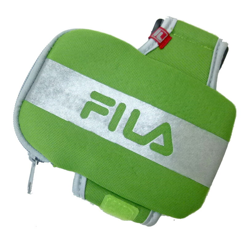FILA　フィラ　ランニング アームポーチ #444359 ライム レディース メンズ 兼用 スマホ ...