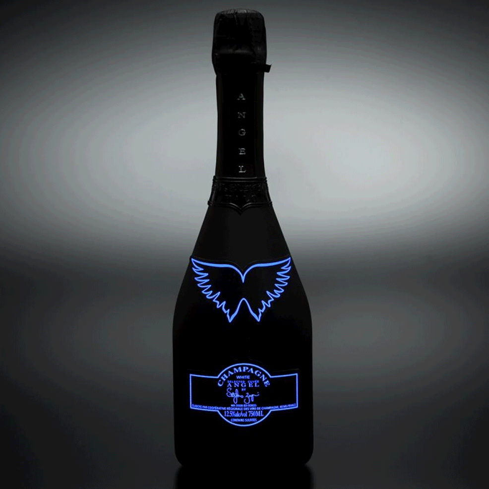 エンジェル シャンパン ヘイロー ブルー NV 750ml HALO Blue BOX 専用箱入り シャンパン シャンパーニュ 光るボトル ボックス入 teppajapan-10000476 てっぱJAPAN サンプル画像2