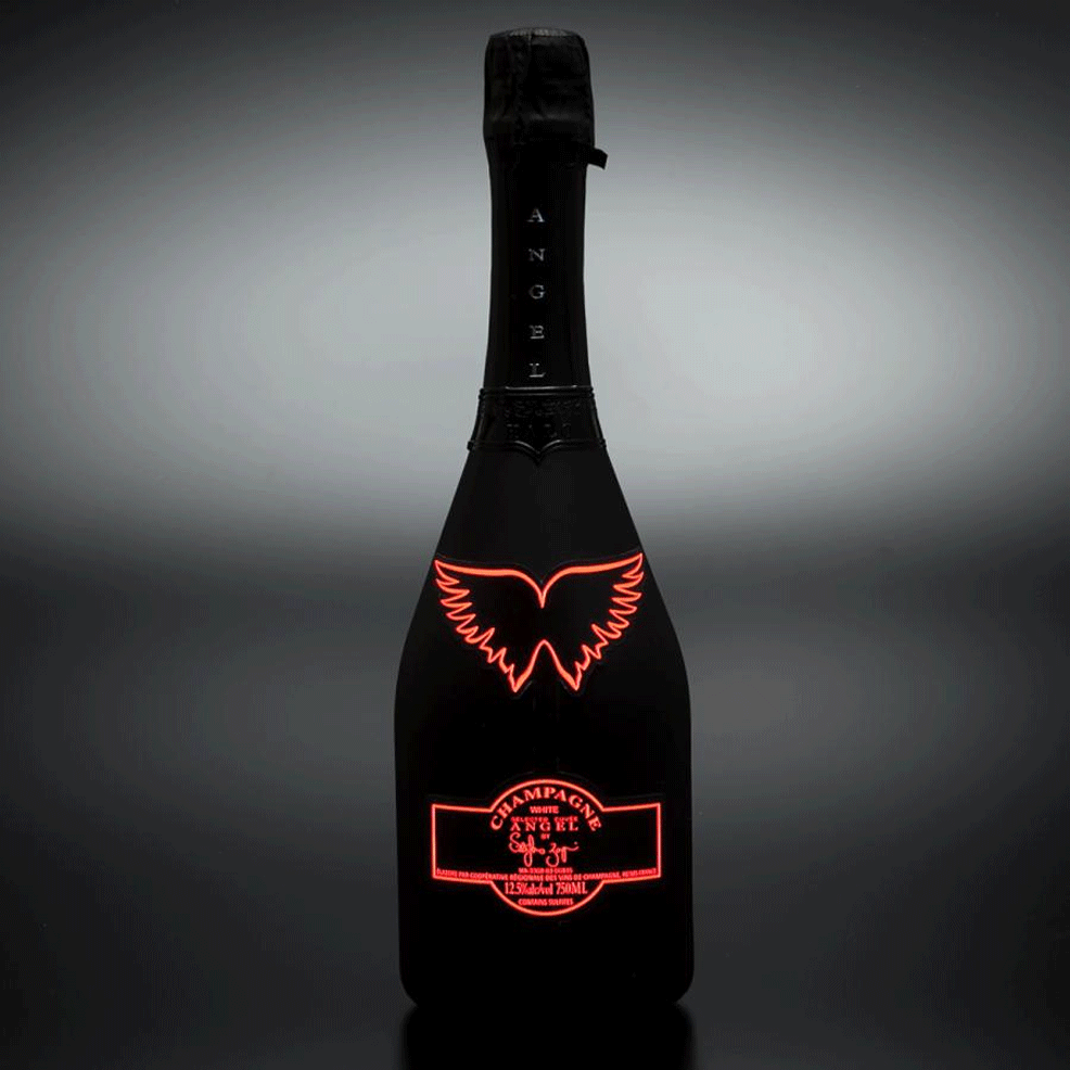 エンジェル シャンパン ヘイロー レッド 赤 NV 750ml HALO Red BOX 専用箱入り シャンパン シャンパーニュ 光るボトル ボックス入 teppajapan-10000474 てっぱJAPAN サンプル画像2