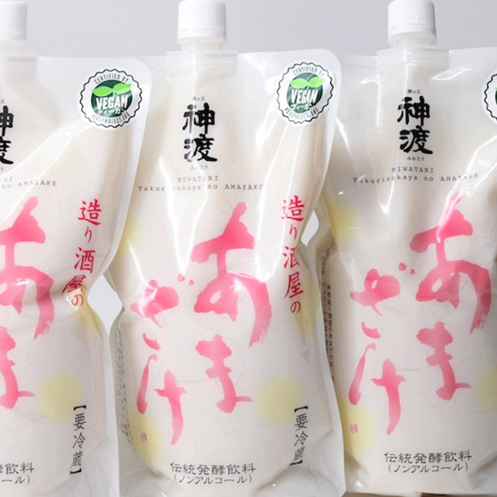 神渡 造り酒屋の甘酒 神渡 造り酒屋のあまざけ 1000ml あまざけ パック無加糖 糀甘...