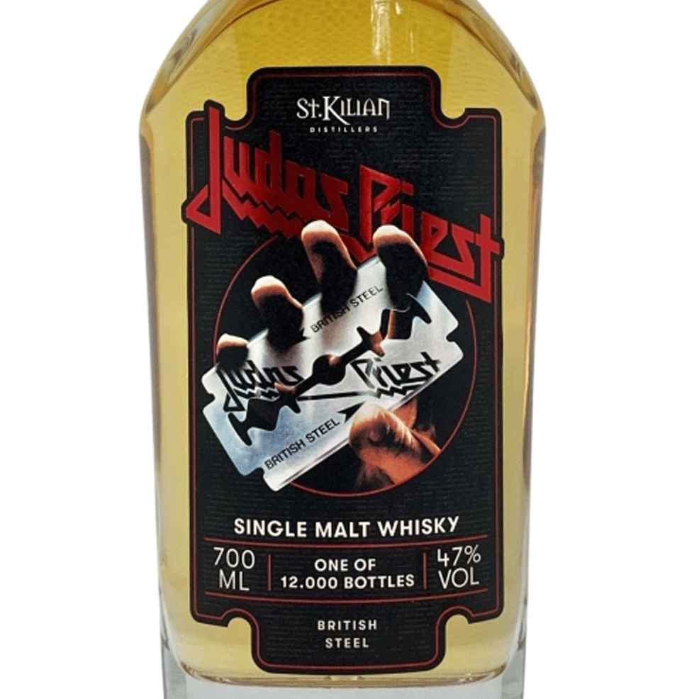 送料無料 ジューダス プリースト ブリティッシュ スティール シングルモルトウイスキー 47度 700ml ジューダス・プリースト JUDAS PRIEST St. Kilian 箱なし