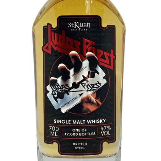 送料無料 ジューダス プリースト ブリティッシュ スティール シングルモルトウイスキー 47度 700ml ジューダス・プリースト JUDAS PRIEST St. Kilian 箱なし