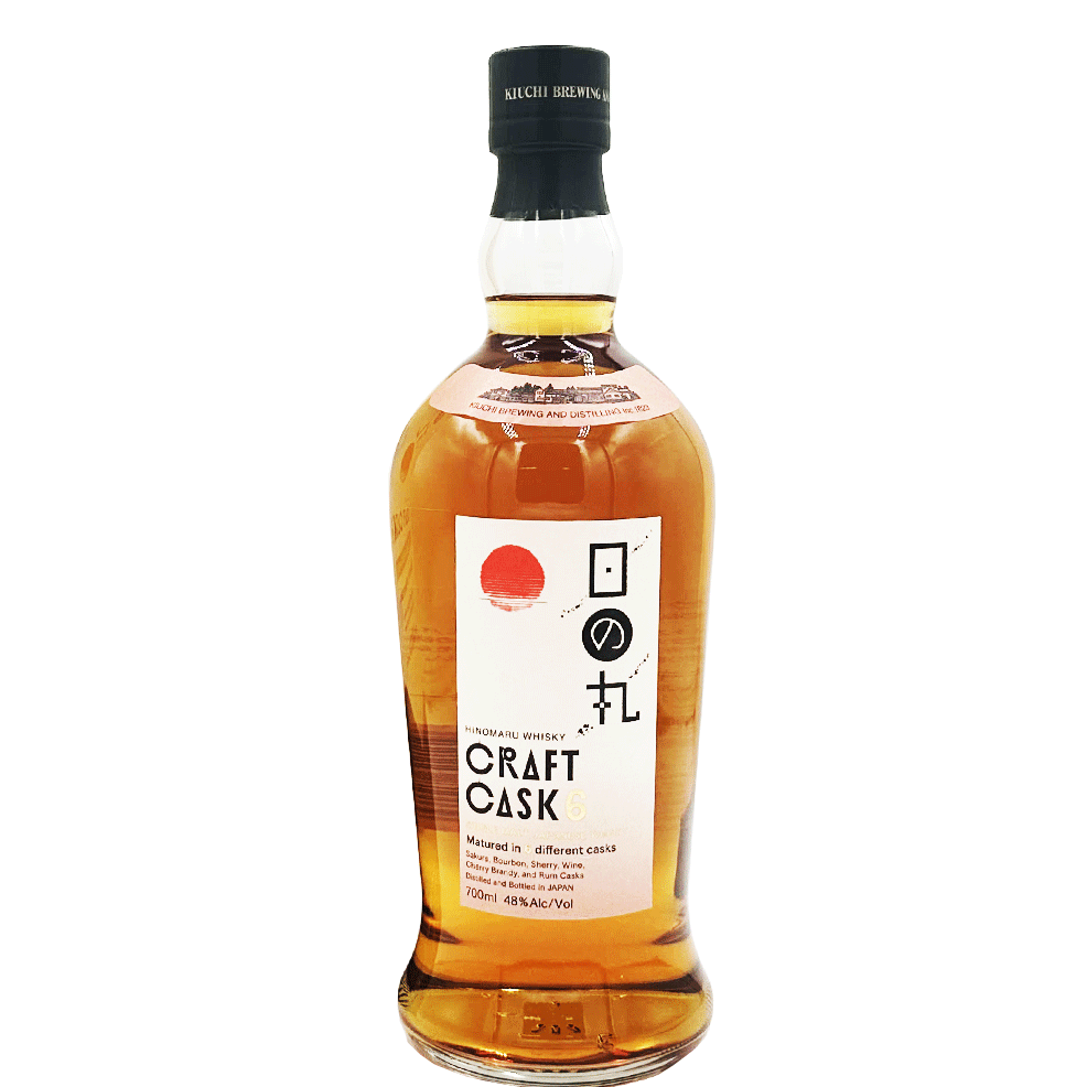 日の丸ウイスキー CRAFT CASK 6 700ml 箱入 ヒノマル ウイスキー クラフトカスク6 木内酒造株式会社 八郷蒸留所 ジャパニーズウイスキー ウィスキー シングルモルト