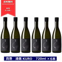 真澄 純米吟醸 漆黒 KURO 720ml 6本セット 黒 日本酒 純米吟醸酒 長野県 信州 4合瓶 宮坂醸造 masumi フラッグシップ 長野県の地酒 金賞受賞 6本まとめ買い NAGANO