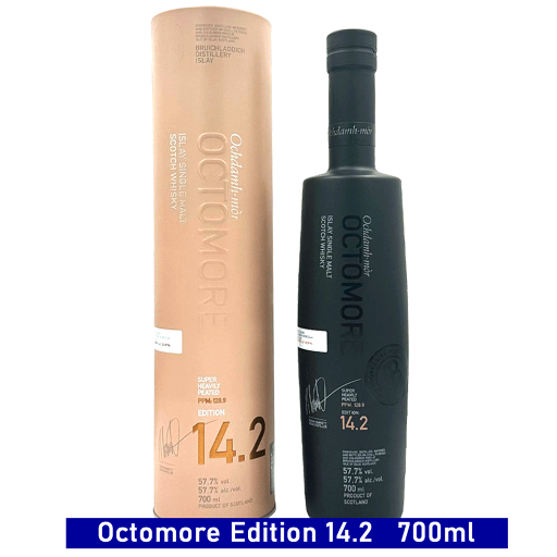 ウイスキー オクトモア 14.2 スコティッシュ・バーレイ 700ml ブルックラディ OCTOMORE 14.2 箱付き SCOTTISH BARLEY 送料無料