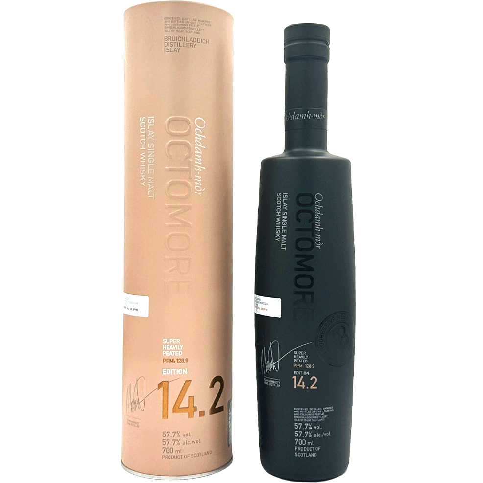 ウイスキー オクトモア 14.2 スコティッシュ・バーレイ 700ml ブルックラディ OCTOMORE 14.2 箱付き　SCOTTISH BARLEY 送料無料