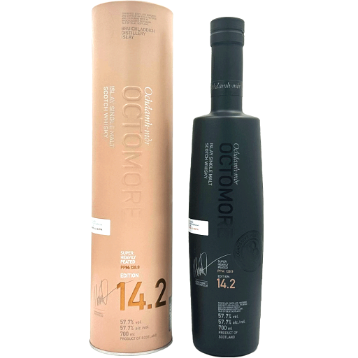 ウイスキー オクトモア 14.2 スコティッシュ・バーレイ 700ml ブルックラディ OCTOMORE 14.2 箱付き SCOTTISH BARLEY 送料無料