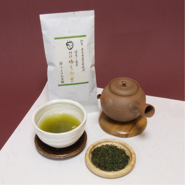 【送料無料】鹿児島茶飲み比べセット・特撰ゆしかざ 茎茶かりがね　玉緑茶 3袋セット【お得な大赤字価格】知覧茶をはじめ厳選の鹿児島茶の飲み比べセット【メール便で発送します】 日本茶 緑茶 お茶 煎茶10P05Nov16 3