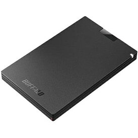 ●【マラソン期間中PT2倍】 BUFFALO 外付けSSD SSD-PG1.0U3-BC ブラックバッファロー