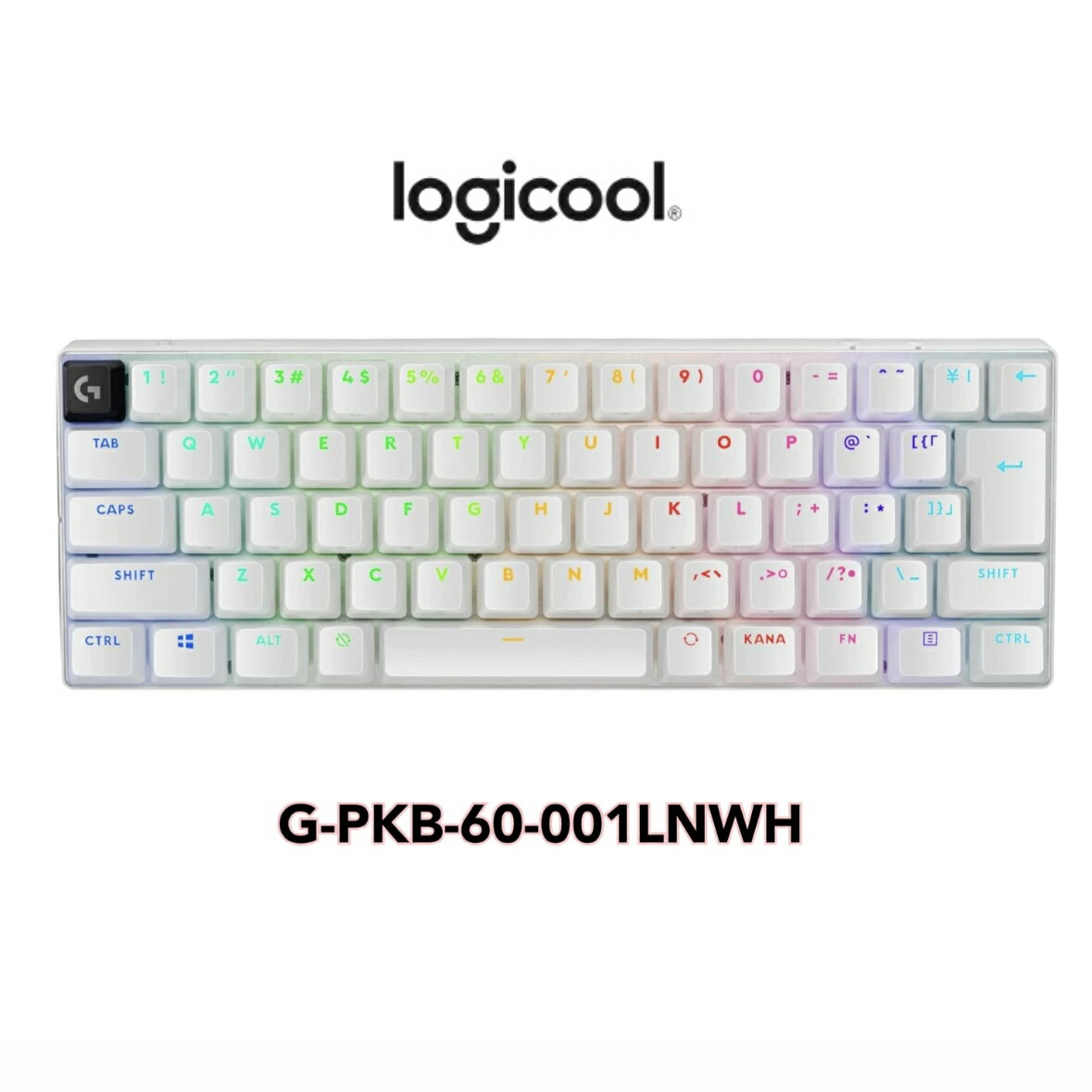 ● Logicool G PRO X 60 LIGHTSPEED ワイヤレス ミニ ゲーミングキーボード G-PKB-60-001LNWH ロジクール