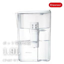 ●【マラソン期間PT2倍】 クリンスイ ポット型 浄水器 CP407-WT 1.9L ポット浄水器 浄水ポット 水道水 塩素除去 カートリッジ式 家庭用 コンパ...