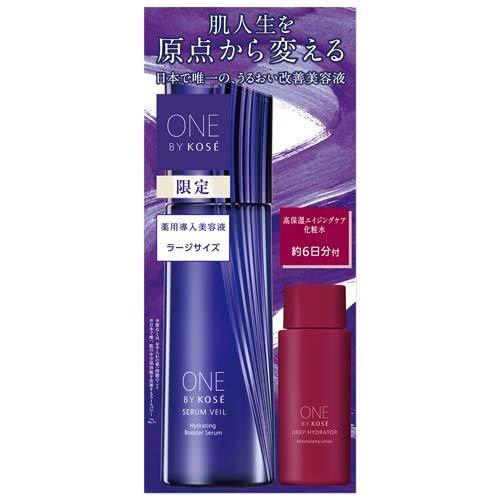 ●【医薬部外品】コーセーONE BY KOSE セラム ヴェール 120mL ディープ ハイドレーター 30mL ラージサイズ 限定キット 美容液 化粧水のサムネイル
