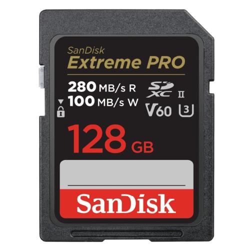 ●【スーパーセール PT2倍】 SANDISK（サンディスク） サンディスク エクストリーム プロ SDXC UHS-IIカード SDSDXEP-128G-JNJIP　容量：128GB