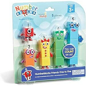 ●正規品 ラーニング リソーシズ(Learning Resources) Numberblocks Friends One to Five ナンバーブロックス キャラクター フィギュア 5個入り 95356