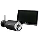 ●【マラソン期間PT2倍】 DELCATEC センサーライト付ワイヤレスフルHDカメラ&10inchモニターセット WSS10M1CL