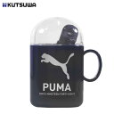 ● クツワ Kutsuwa PUMA プーマ 歯ブラシセット ネイビー PUMA ハブラシ 歯磨き コップ ケース コンパクト PM488NB 正規販売店 ギフ...