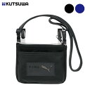 ● クツワ Kutsuwa PUMA プーマ ポーチ メタルキャットポケットポーチ ブラック PM386BK ネイビー PM386NB 正規販売店 ギフト...