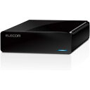 ●【SS期間中PT2倍】 ELECOM 外付けハードディスク 4TB USB3.2(Gen1) テレビ録画/パソコン対応 静音ファンレス設計 ELD-FTV040UBK エレコム(2)