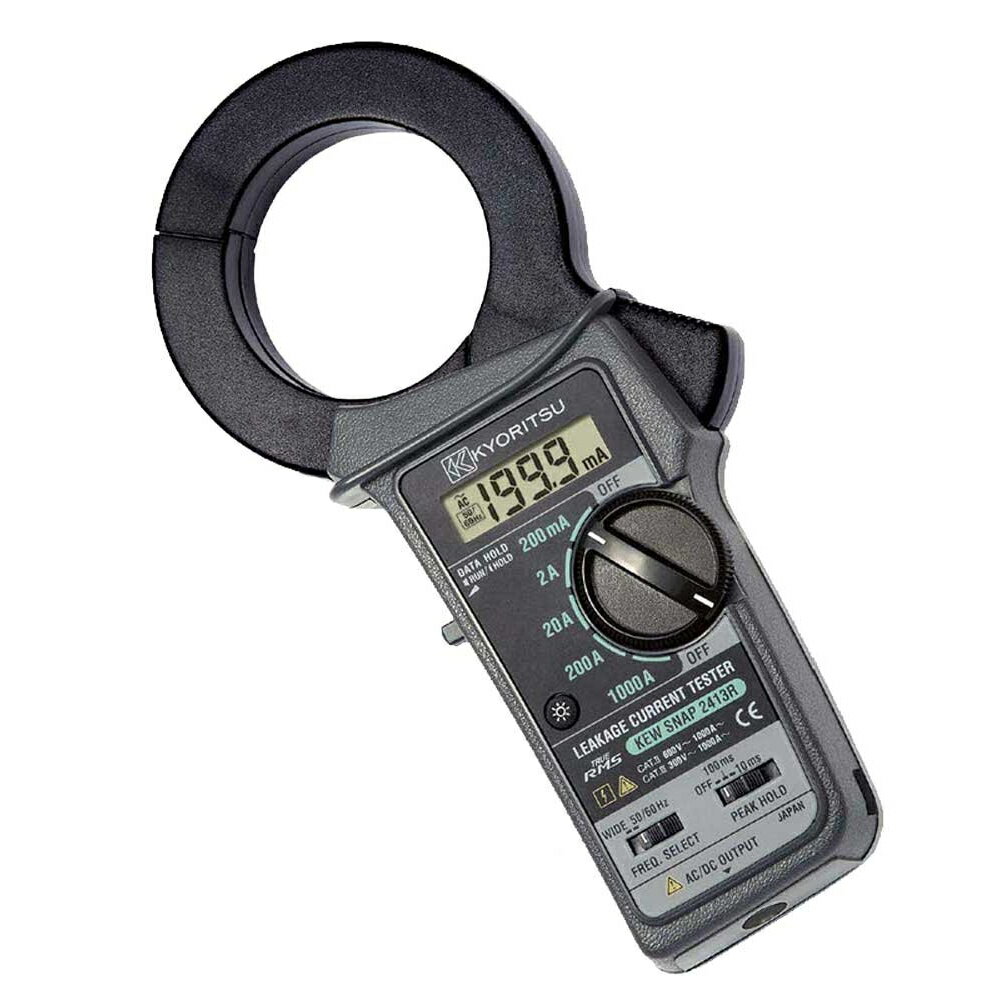 ● 共立電気計器 2413R 漏れ電流/負荷電流測定用クランプメータ KYORITSU