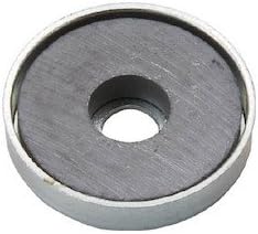 楽天大阪寺田や● TRUSCO キャップ付フェライト磁石 外径66mm×厚み9.8mm 5個入 TFC66RA-5P トラスコ