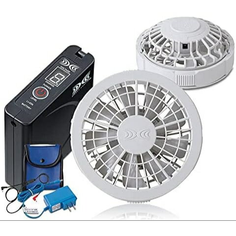 ● XEBEC 空調服 SP01GX ワンタッチファン グレー スターターキット ジーベック